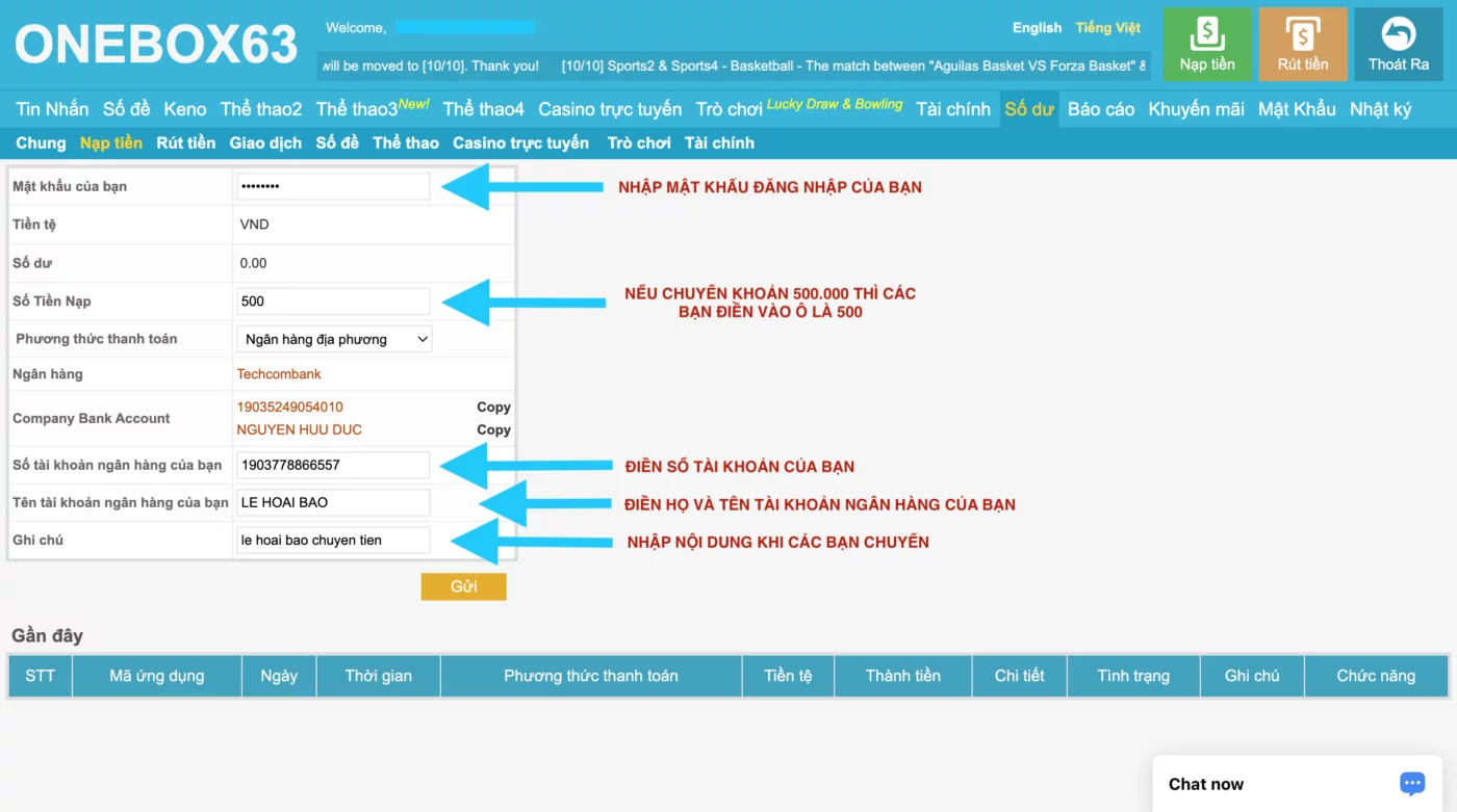 Thực hiện chuyển khoản qua ứng dụng ngân hàng Thực hiện chuyển khoản qua ứng dụng ngân hàng